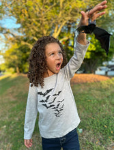 Load image into Gallery viewer, Gray Bats Raglan Tee
