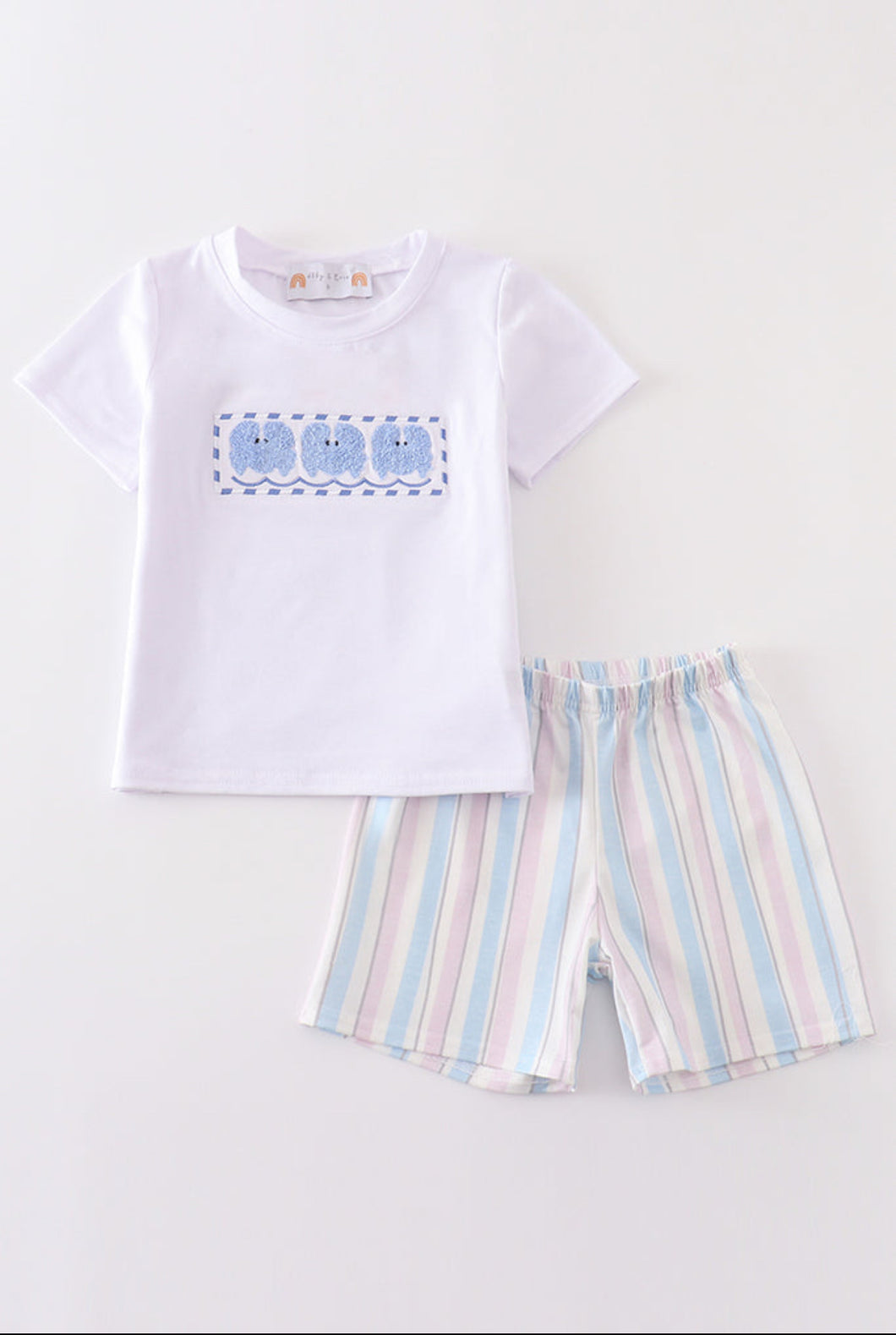 Crab Stripe Short Set