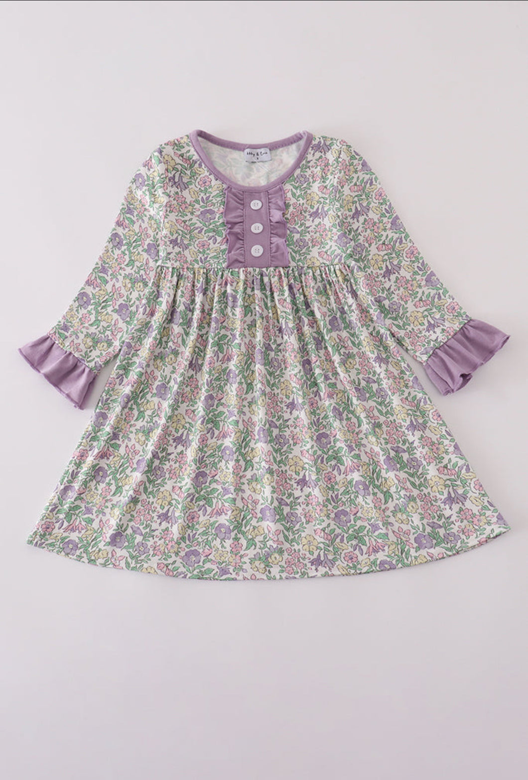 Purple Floral Dress