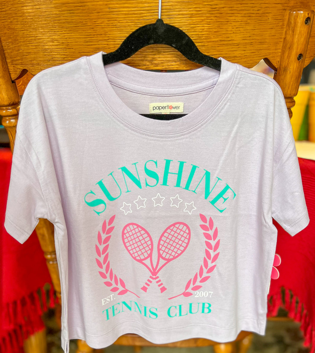 Sunshine Tennis Club graphic tee