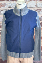 Load image into Gallery viewer, Joshy Sweater/Jacket - Navy/Grey
