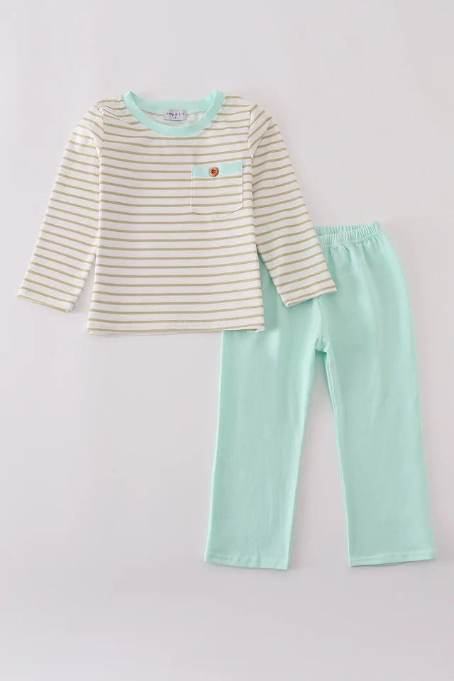 Khaki Strip Set