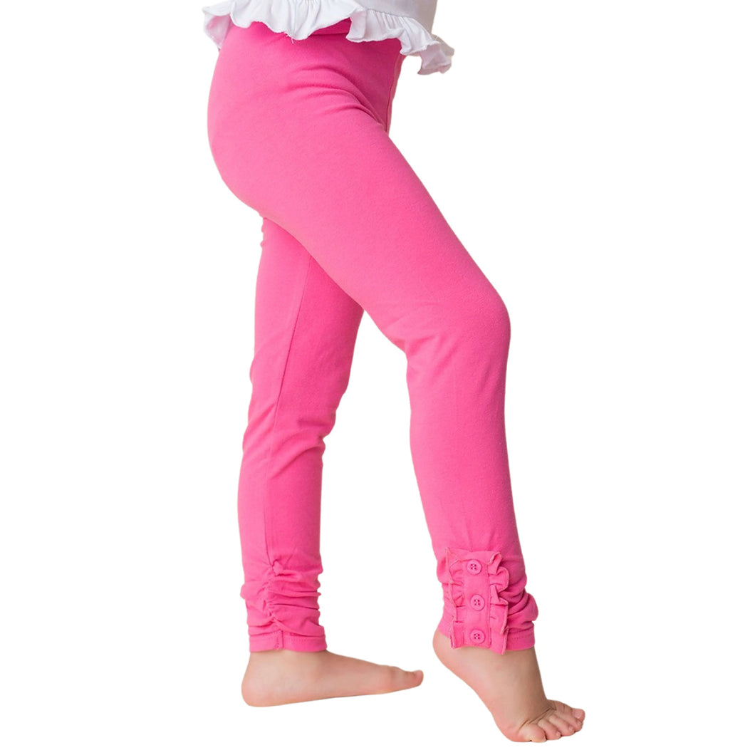 Knit Leggings - Hot Pink