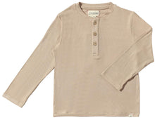 Load image into Gallery viewer, Adams Ribbed Henley - Beige
