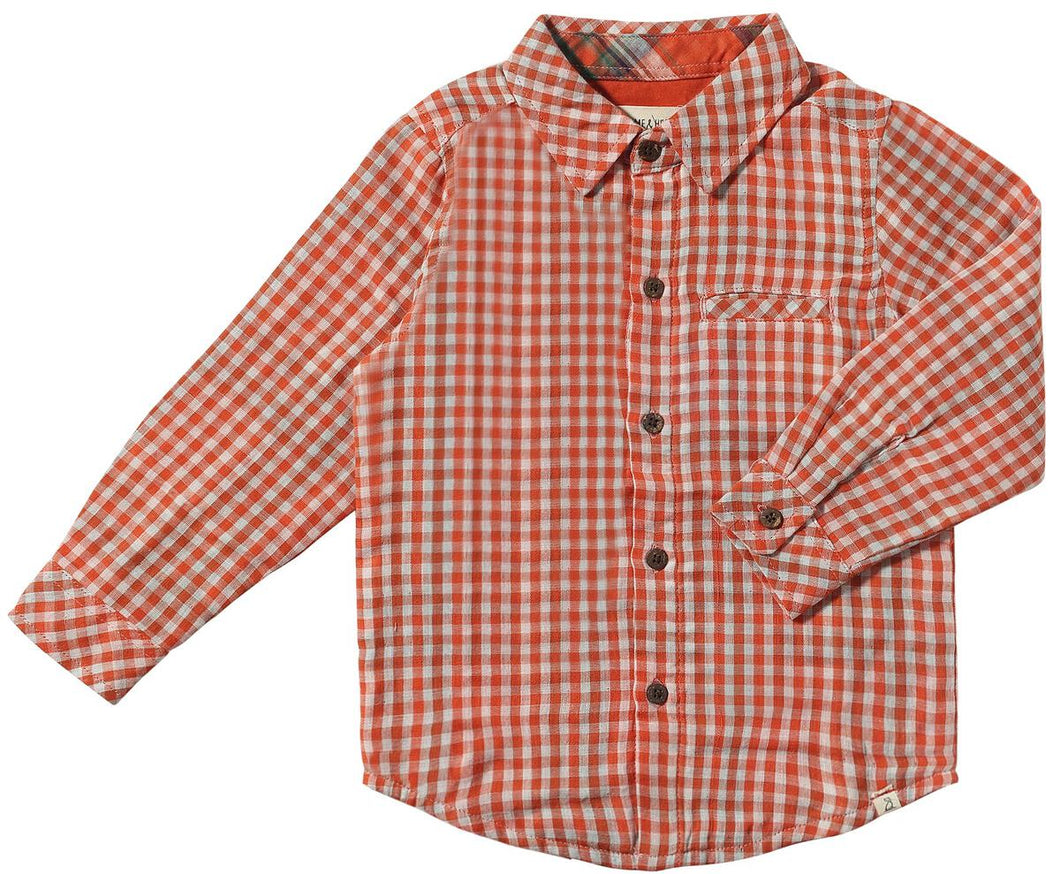 Atwood Woven Shirt - Rust Plaid