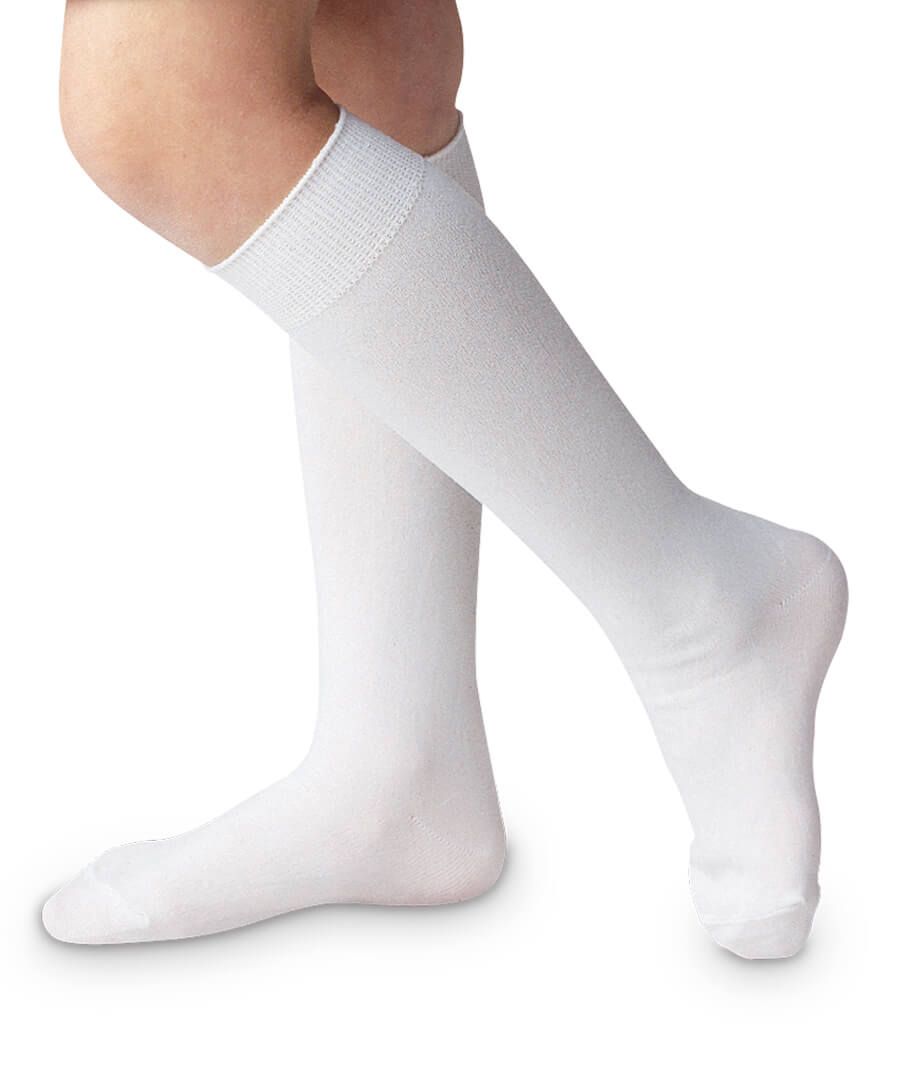 Boys Classic White Knee High Socks