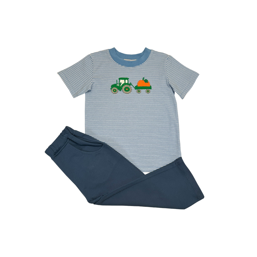 Punkin Patch Applique Boys Pant Set