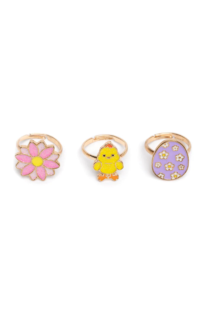 Easter Egg Rings 3 pc Set