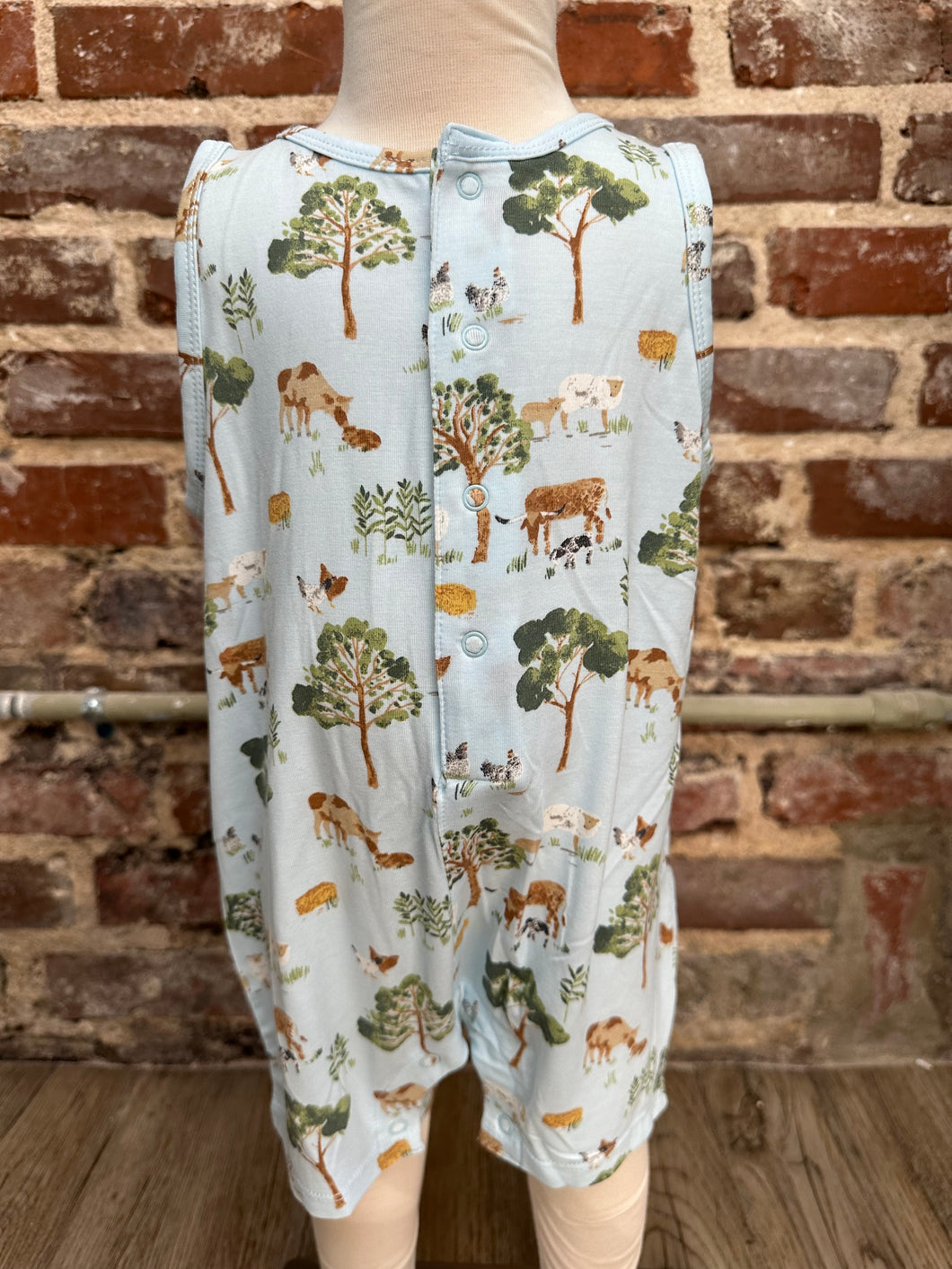 Farm Friends Shortie Romper