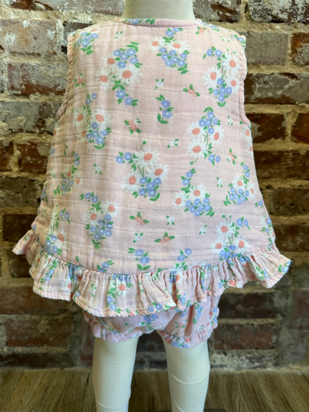 Gathering Daisies Ruffle Back Top & Bloomers