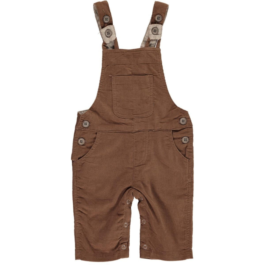 Harrison Cord Overalls - Brown