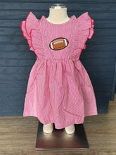 Load image into Gallery viewer, Red Gingham Football Dress
