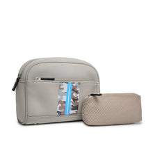 Load image into Gallery viewer, Toni Neoprene Striped Cosmetic Bag
