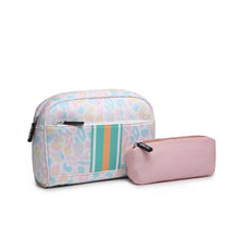 Load image into Gallery viewer, Toni Neoprene Striped Cosmetic Bag
