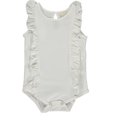 Load image into Gallery viewer, Ruffle Onesie - White
